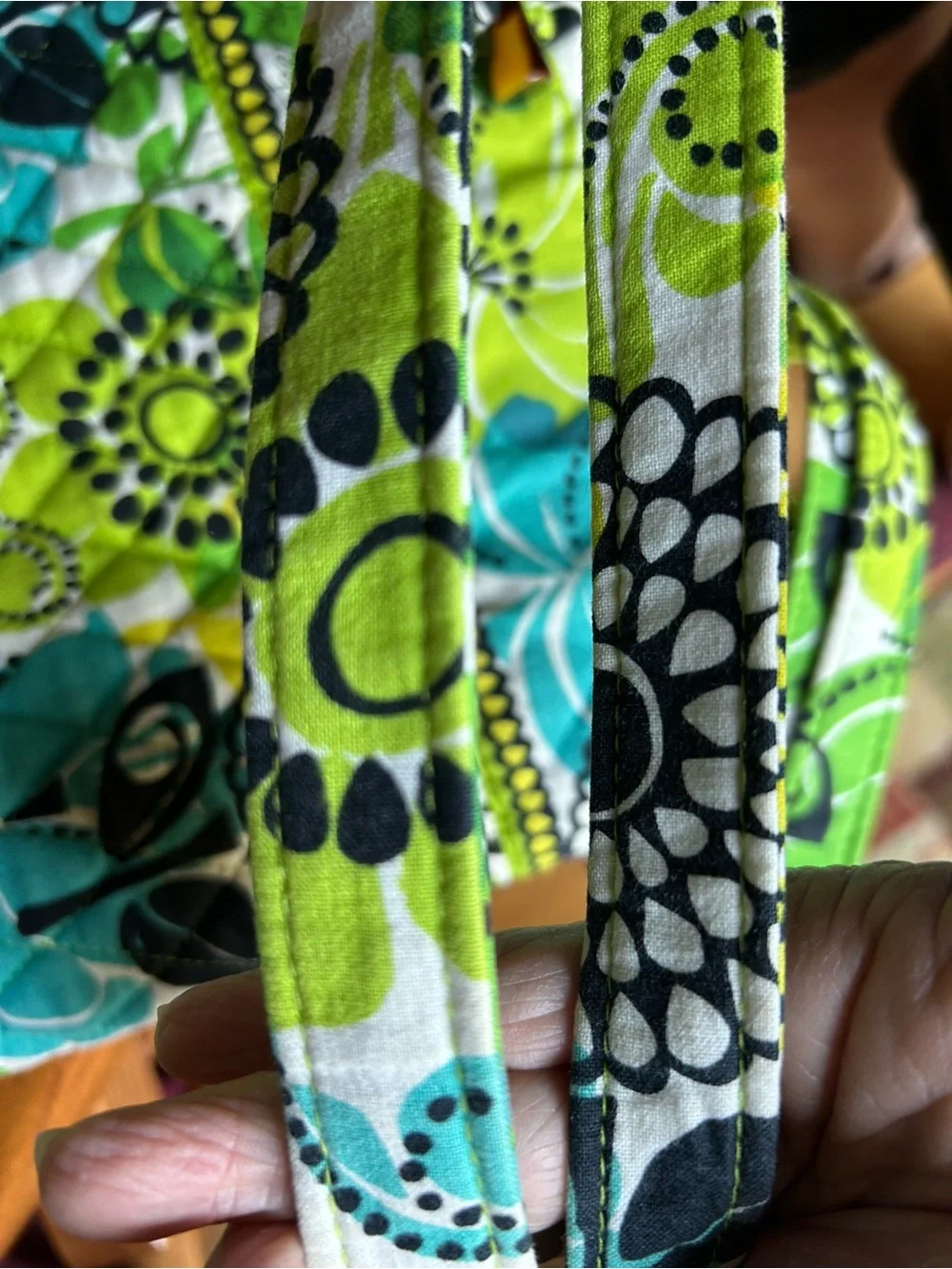 Vera Bradley Limes Up Cotton Tote